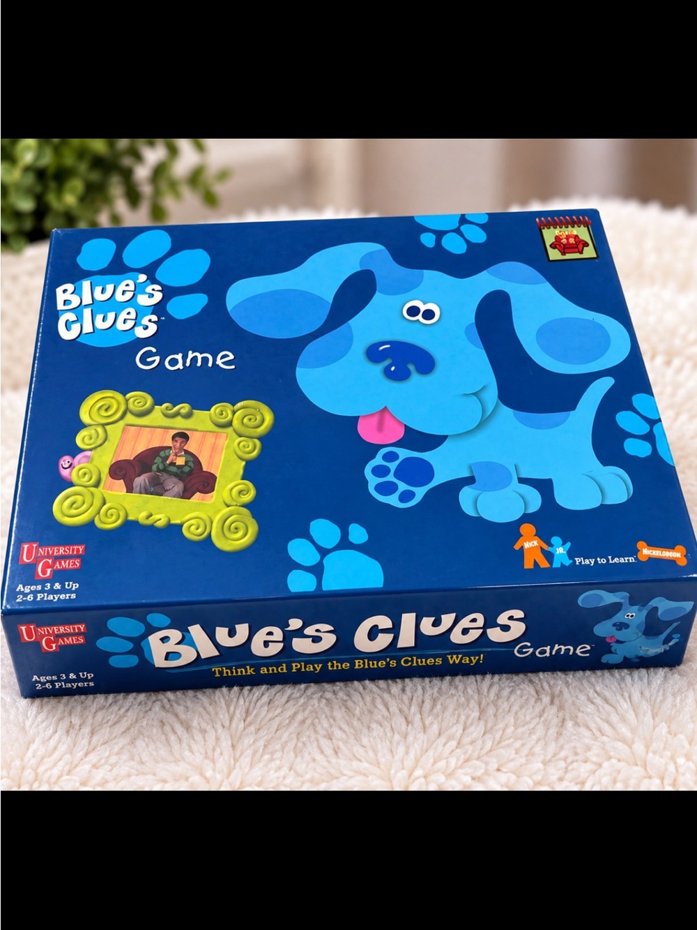 Vintage 1998 Blue’s Clues Game University Games Nickelodeon New Sealed